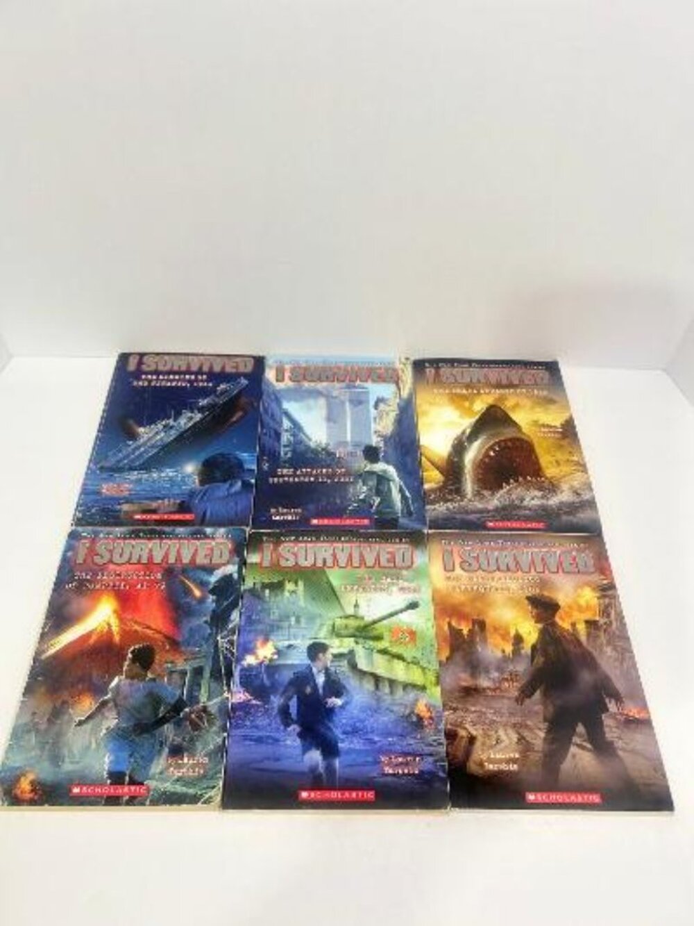 I Survived Book Lot 6 Books Historical Fiction Chapter Book Paperback